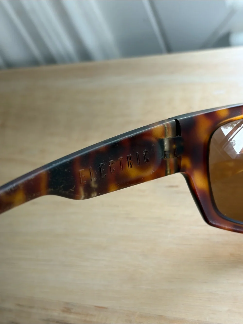 Electric Tech One XL Gloss Tortoise/Bronze Polarized Sunglasses